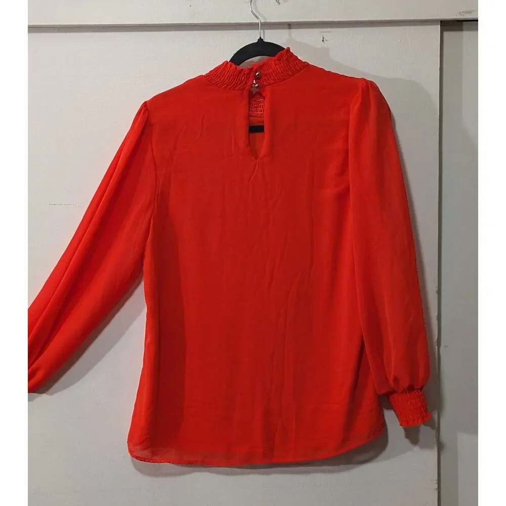 Perseption Concept mock neck blouse sz. Med.
